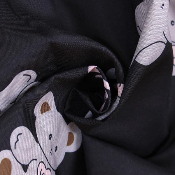 総ファンシークマ柄 ルーズシルエット半袖シャツ