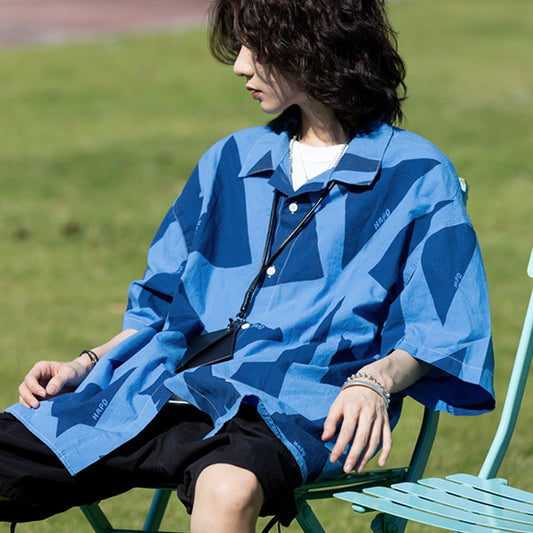 トライアングルBIGシルエットシャツ