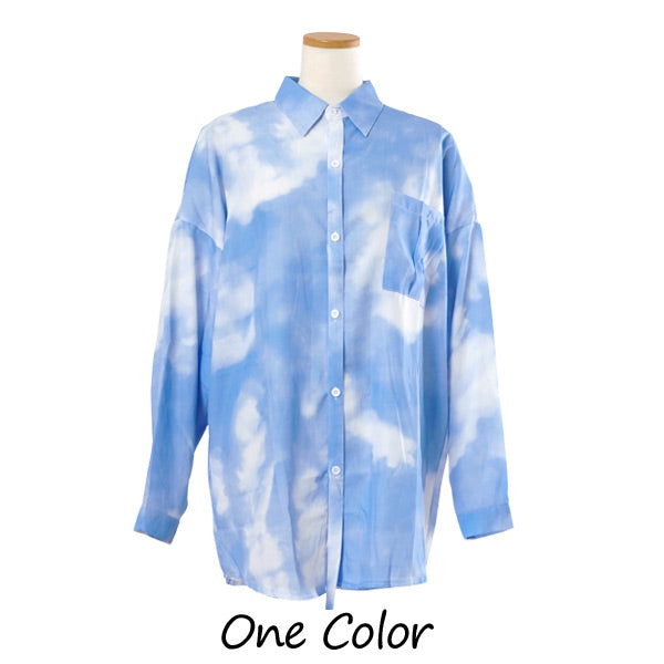 ブルースカイBIGシルエットシャツ