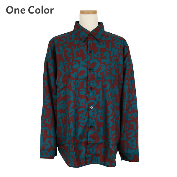 アートロゴペイントシャツ