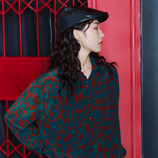 アートロゴペイントシャツ