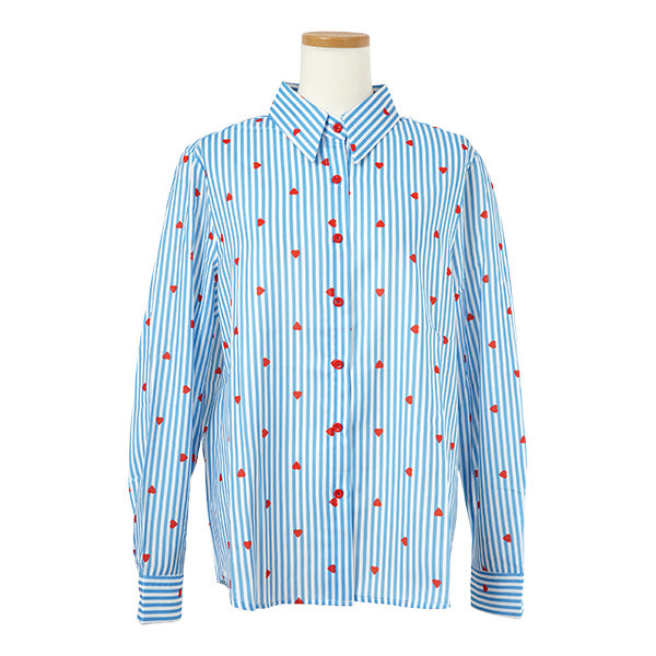 Little Heart Striped Shirt