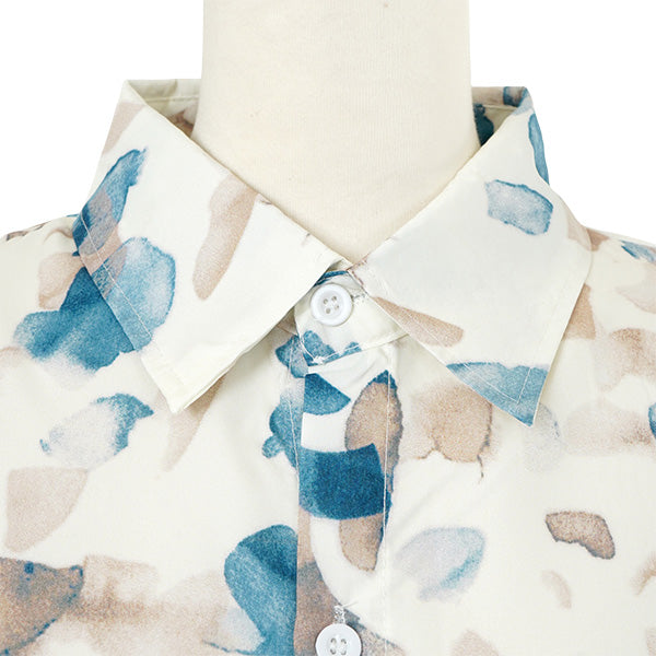 Fluttering petals Chic shirt