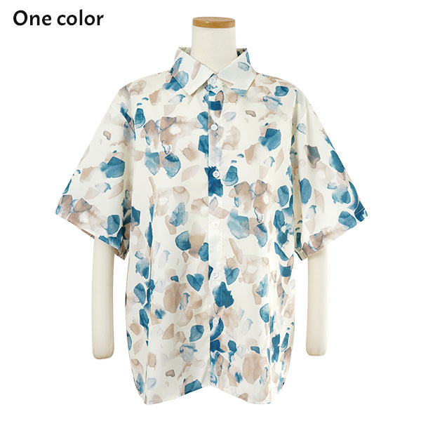 Fluttering petals Chic shirt