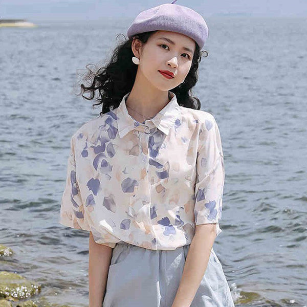 Fleeting petal short sleeves
