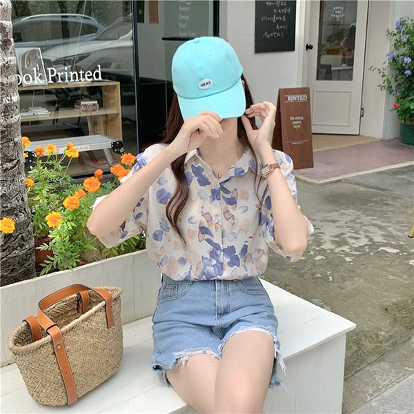 Fleeting petal short sleeves