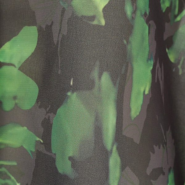 Green flowers and sheer