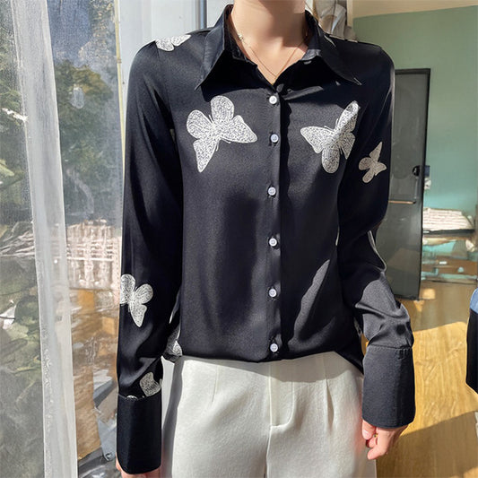 Elegantly fluttering butterfly