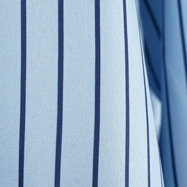 Blue and striped loose fit