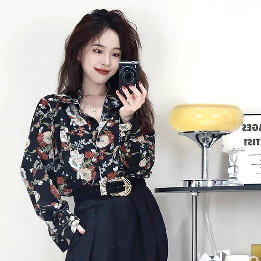 Flowers in languid colors