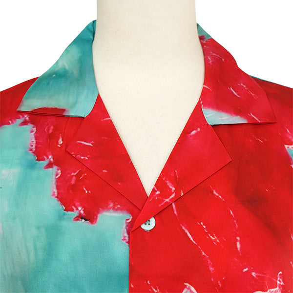 Turquoise and Red Art