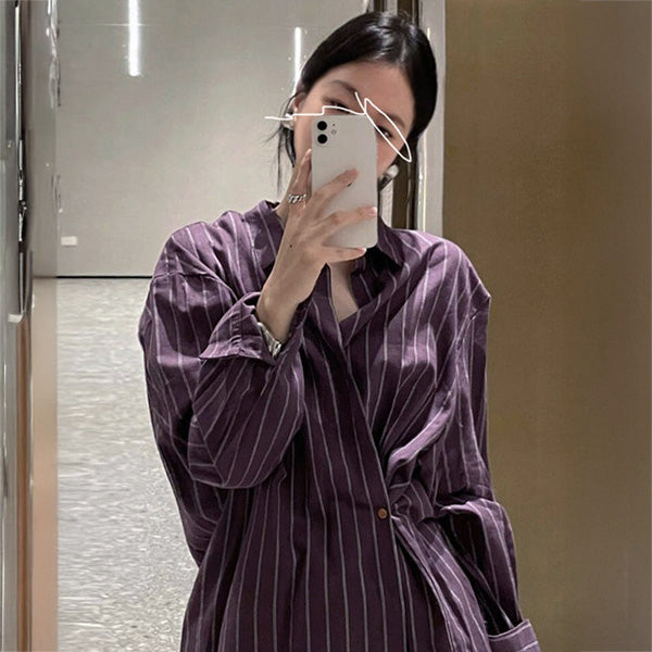 Deep purple stripes