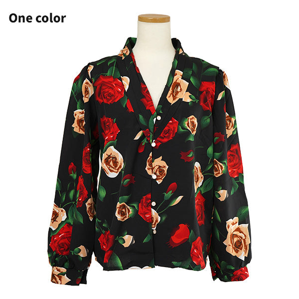 Red and beige roses