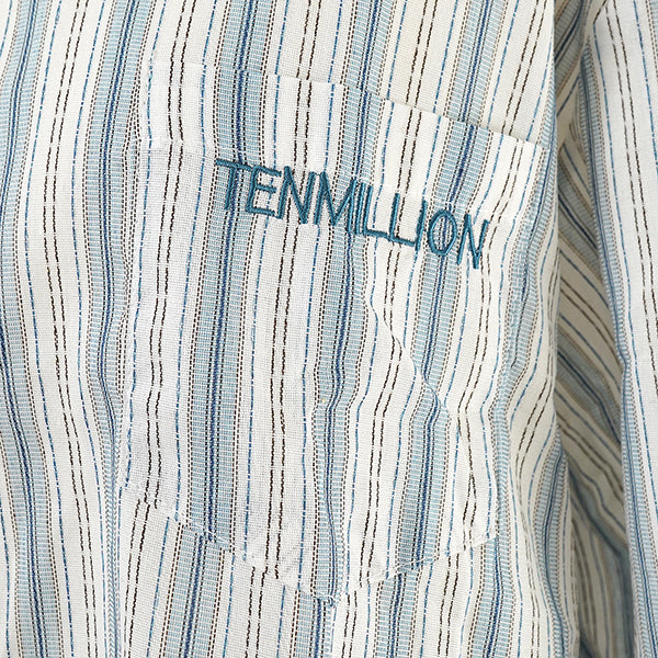 Motif embroidery and stripes