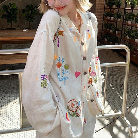 Dream Embroidery Pajamas