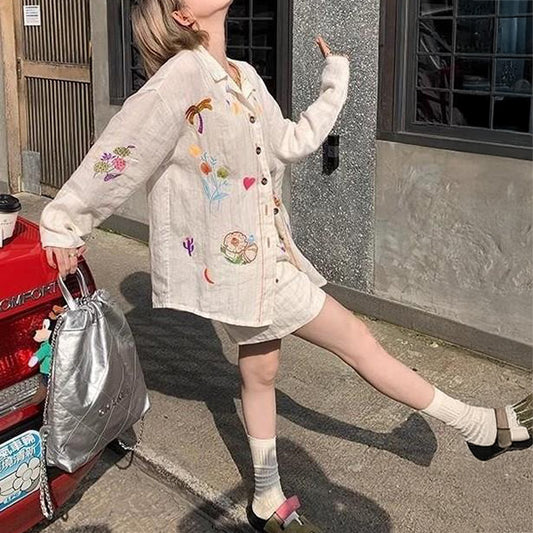 Dream Embroidery Pajamas