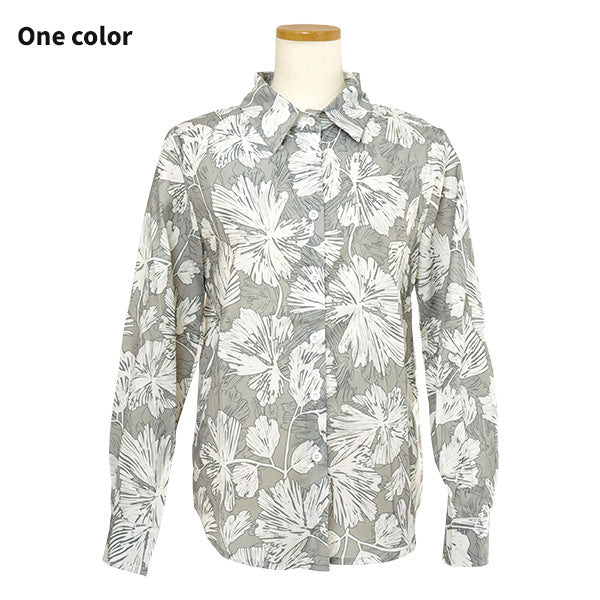 Nuanced gray botanical