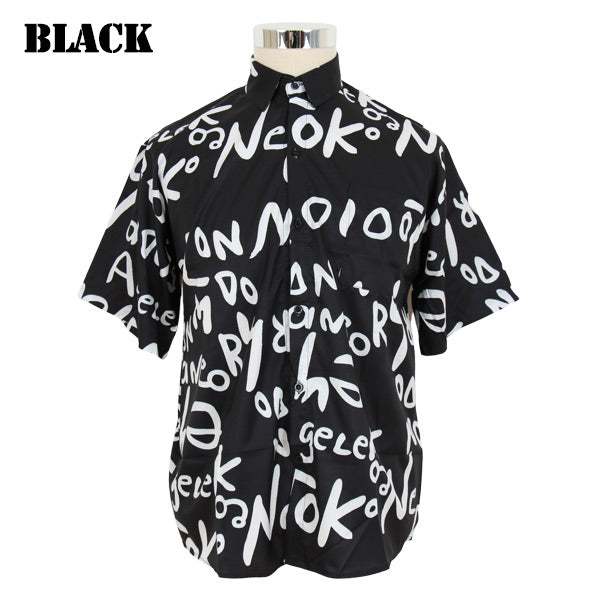 ランダムグラフィティプリントシャツ