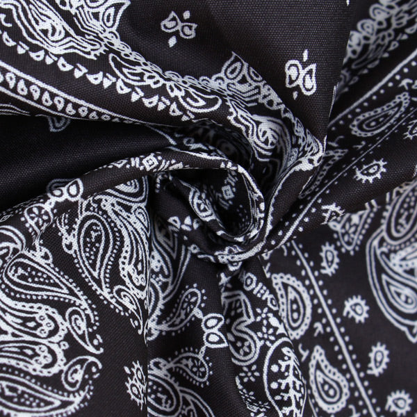 ペイズリーパターンカジュアルシャツ