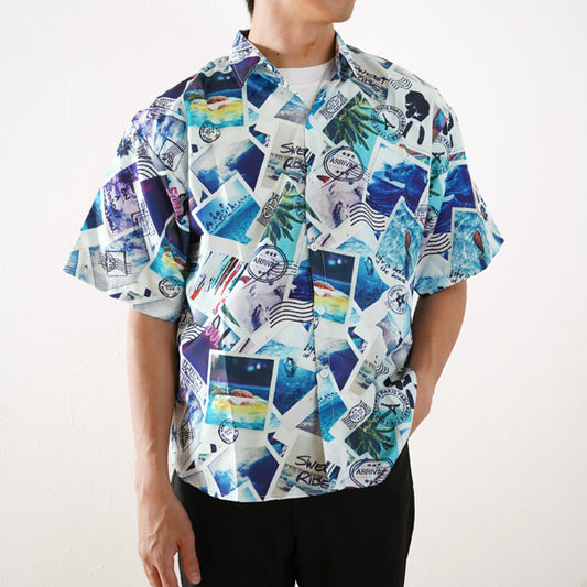 サマーフォトプリントシャツ