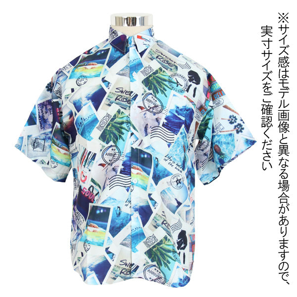 サマーフォトプリントシャツ