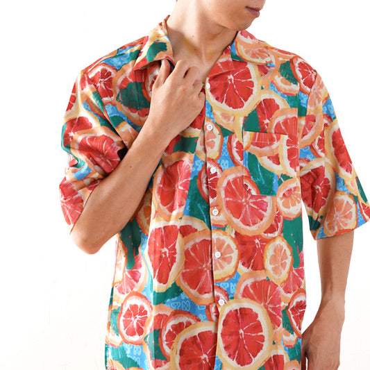 シトラスオープンカラーシャツ