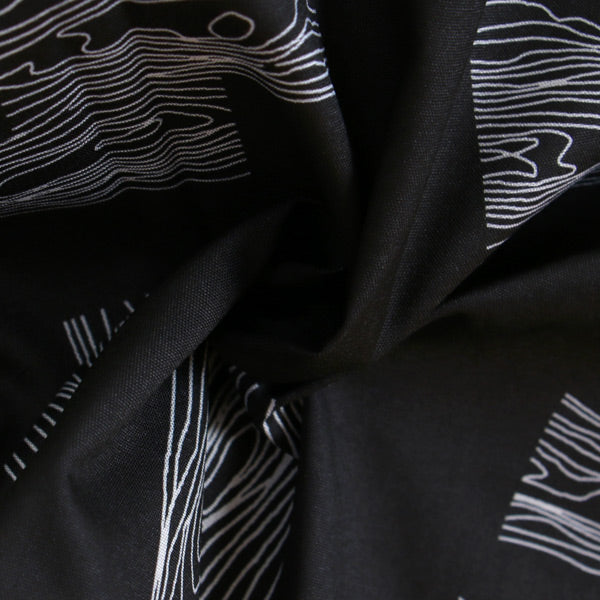 Wood pattern モノトーンシャツ