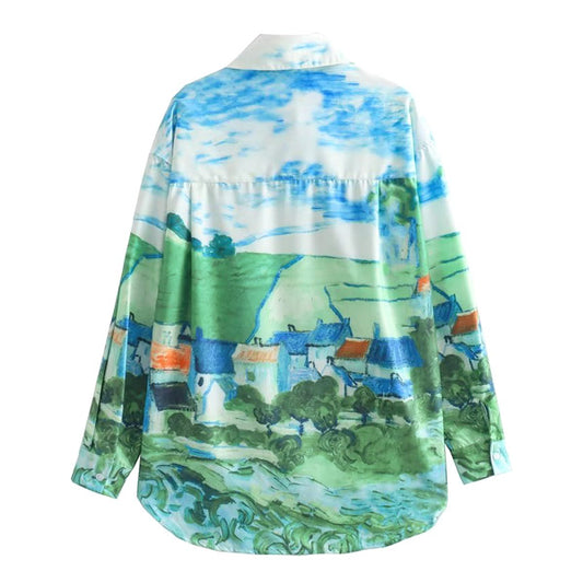 カントリーアートシャツ