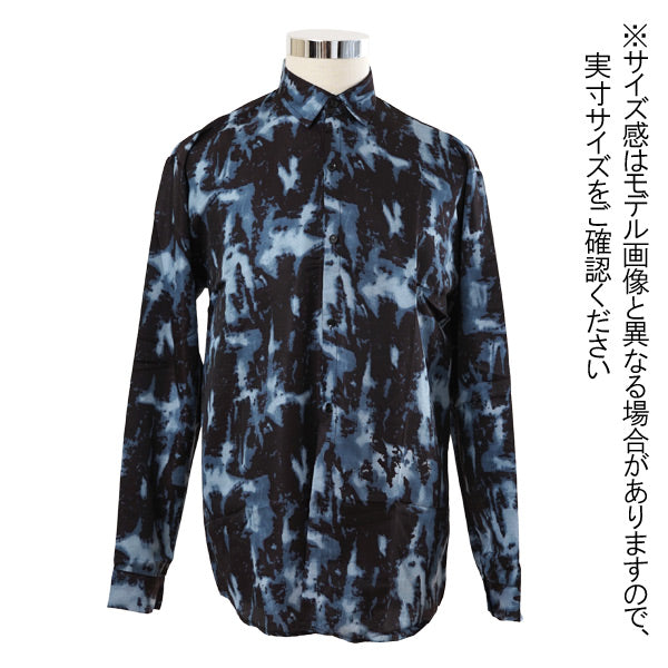 ダークタイダイ柄シャツ