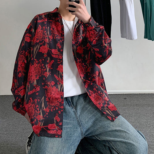 ラグジュアリーフラワーシャツ