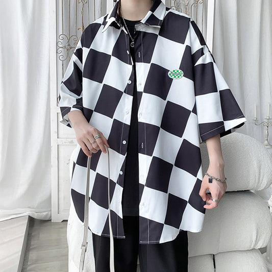 ヒトクセブロックチェックシャツ