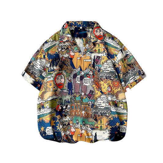 ピクチャーブックパターンシャツ