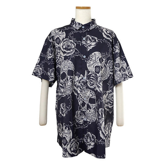 モノクロローズ&ドクロシャツ