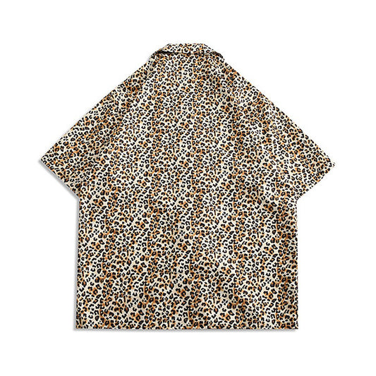 レトロレオパードオープンシャツ