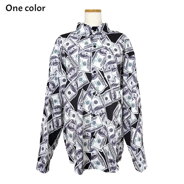 アメリカンマネーパターンシャツ