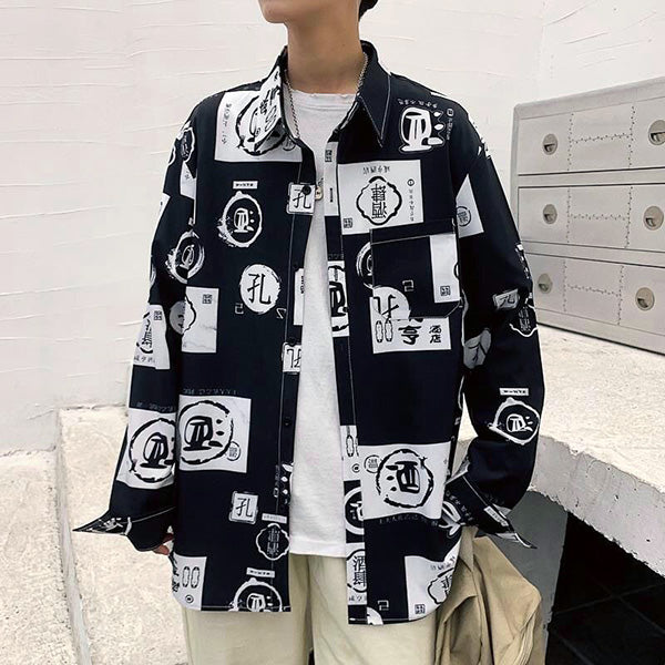 サケショップロゴシャツ