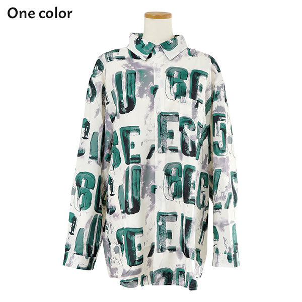 Hand-painted Letters Shirt