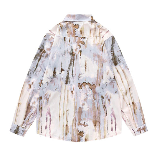 Vertical line gradient shirt