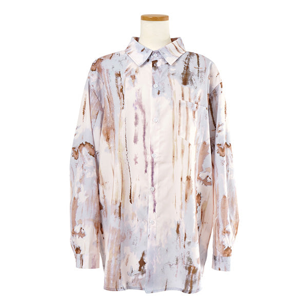 Vertical line gradient shirt