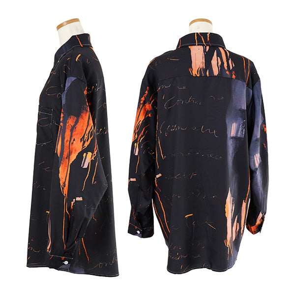 Volcano print shirt