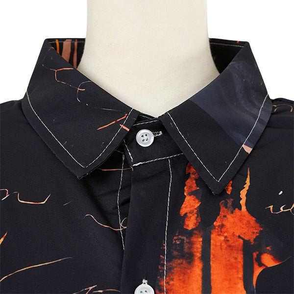 Volcano print shirt