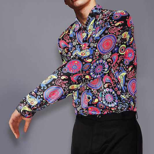 Cosmic Paisley Shirt