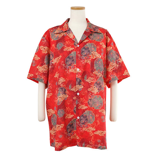 Spiral Cloud and Flower Shirt