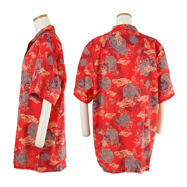 Spiral Cloud and Flower Shirt