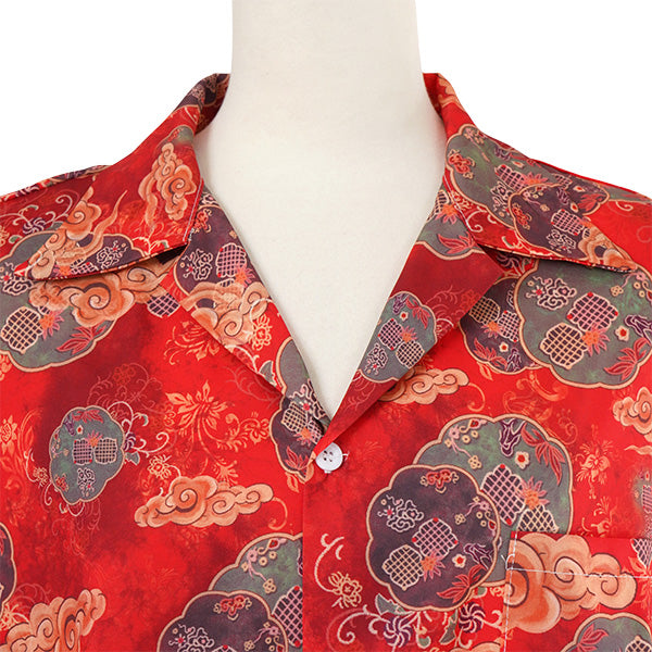 Spiral Cloud and Flower Shirt