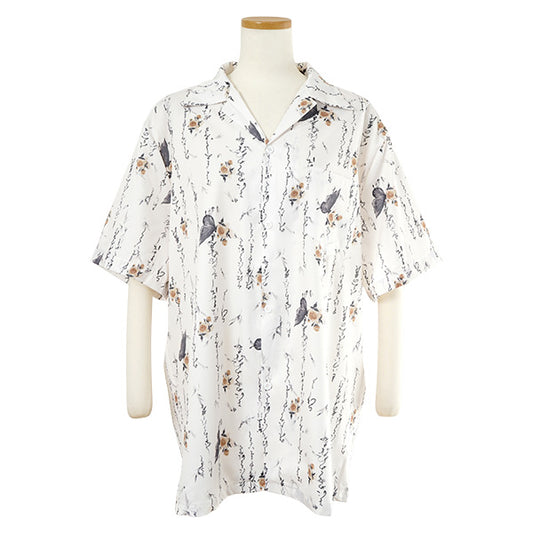 Sepia rose and letter shirt