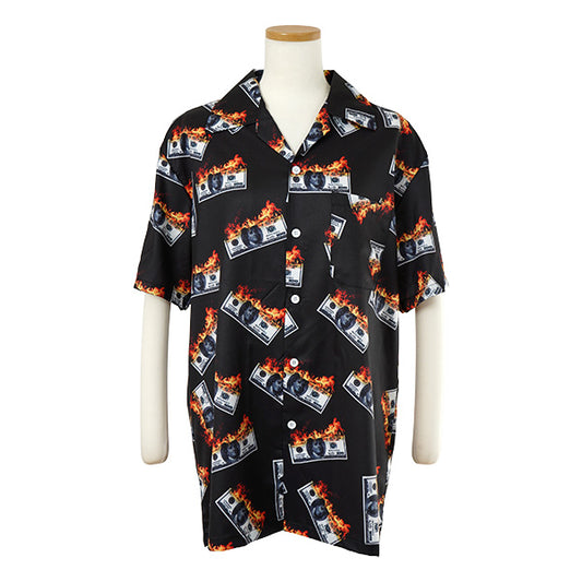 Burning Dollar Bill Shirt