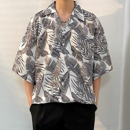 Monotone tropical plant shirt