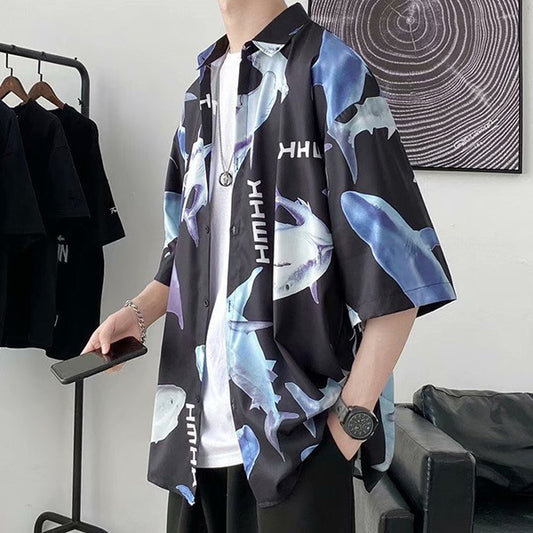 Shark & Manta short sleeve shirt