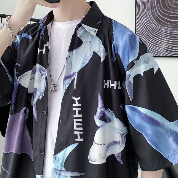 Shark & Manta short sleeve shirt